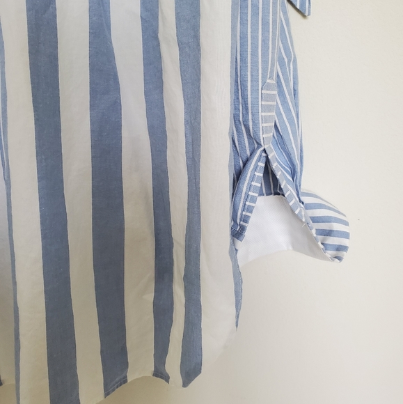 NWOT Tú Grace Striped Button Down Shirt - Picture 10 of 13